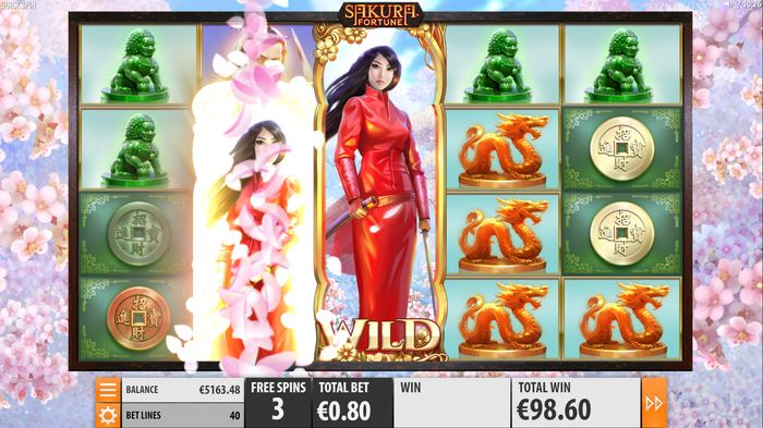 Игровой автомат «Sakura Fortune» в казино Spin City